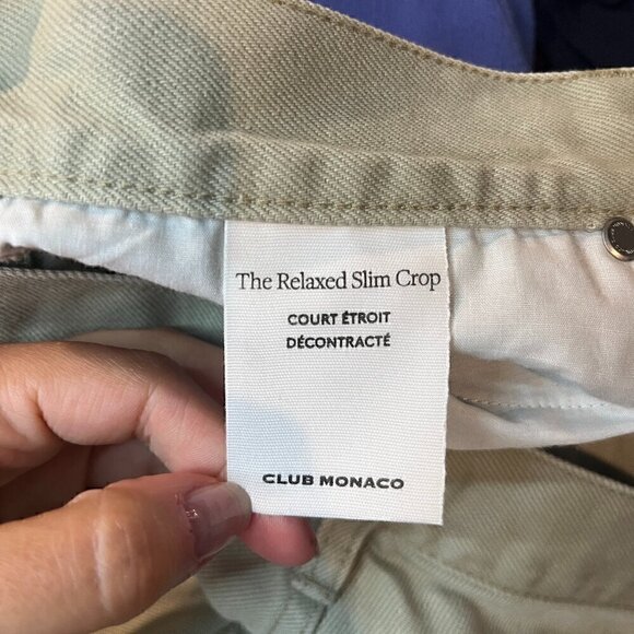 Club Monaco Denim The Relaxed Slim Crop jeans - Picture 5 of 6
